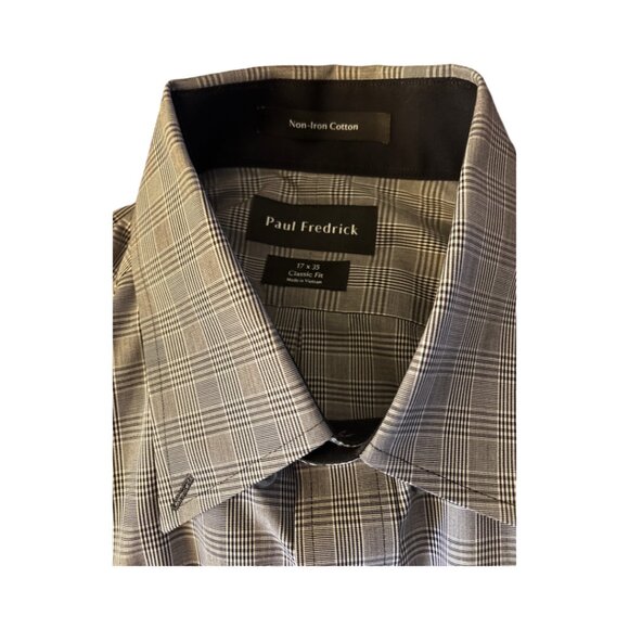 Paul Frederick Classic Fit Shirt Size 17 x 35 - Picture 3 of 4
